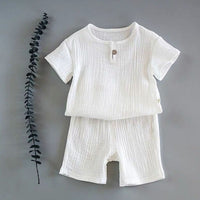 Baby Summer 2-Piece Set – Short Sleeve Outfit for Boys & Girl