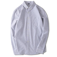 Spring Summer Long Sleeve Striped Shirt
