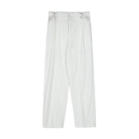 Non-iron Straight Suit Trousers Men Loose Casual